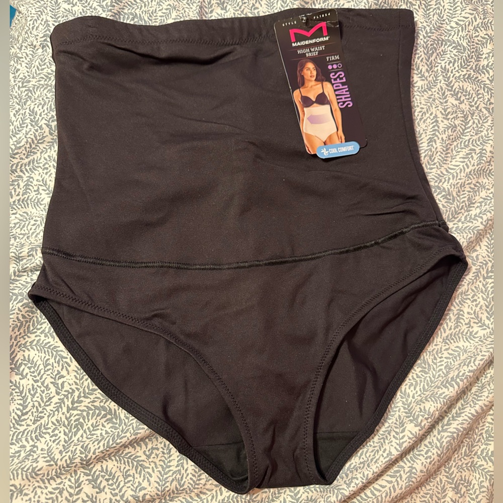 Maidenform NWT Women's High Waist Shaping Brief XL, firm control cool comfort